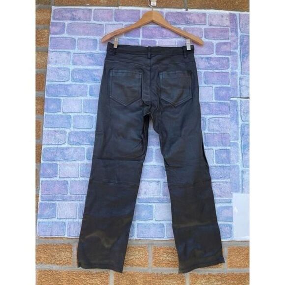 JOSEPH Den cropped leather straight-leg pants size 40/8 - Picture 11 of 12